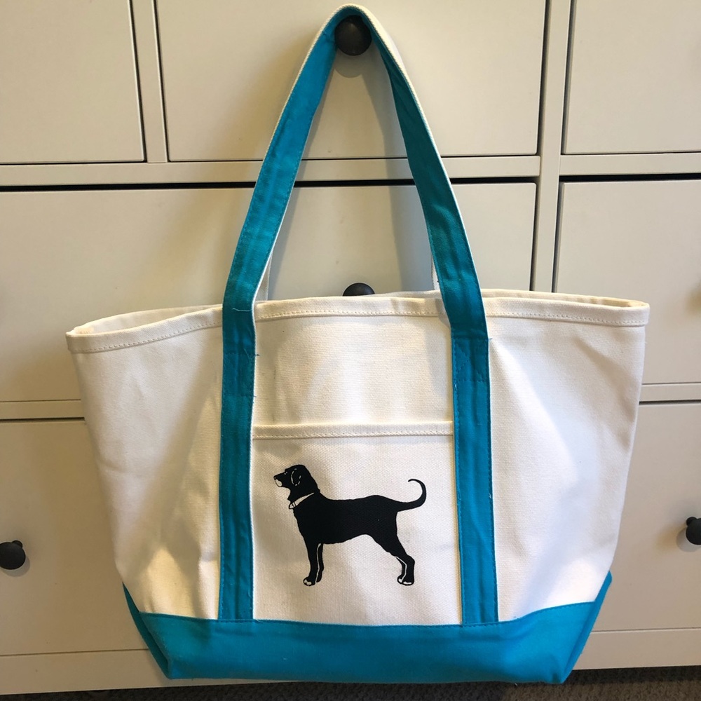 The Black Dog Tote Bag